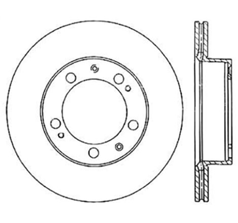 StopTech 97-04 Porsche Boxster Cyro Slotted Sport Brake Rotor Front Left