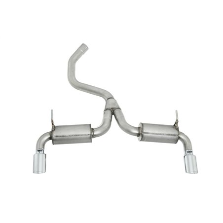 Gibson 14-20 Jeep Cherokee 3.2L 2.5in/2.25in Cat-Back Dual Split Exhaust - Stainless