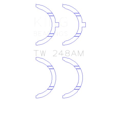 King Toyota 3E/3EE/5EFE Thrust Washer Set