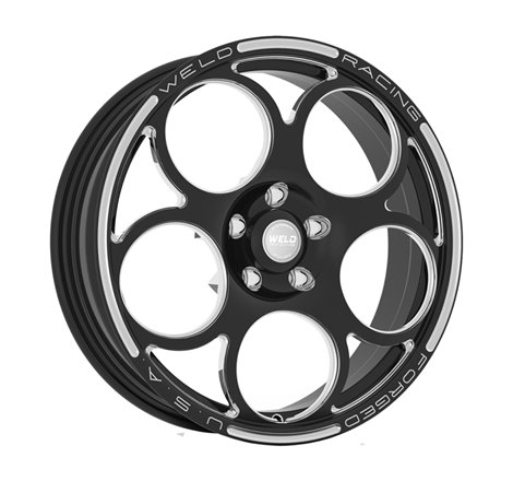 Weld Magnum 2.0 18x6 / 5x4.5 BP / 3.2in. BS Black Wheel - Non-Beadlock