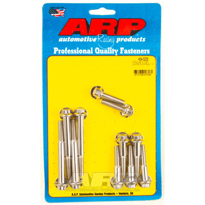 ARP Ford 351C SS 12pt Water Pump Bolt Kit