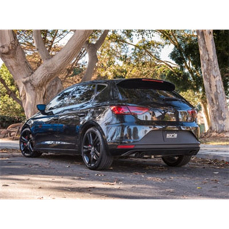 Borla 14-19 Seat Leon Cupra 2.0L AT/MT FWD 4DR Stainless Steel S-Type Catback Exhaust Brushed Tip