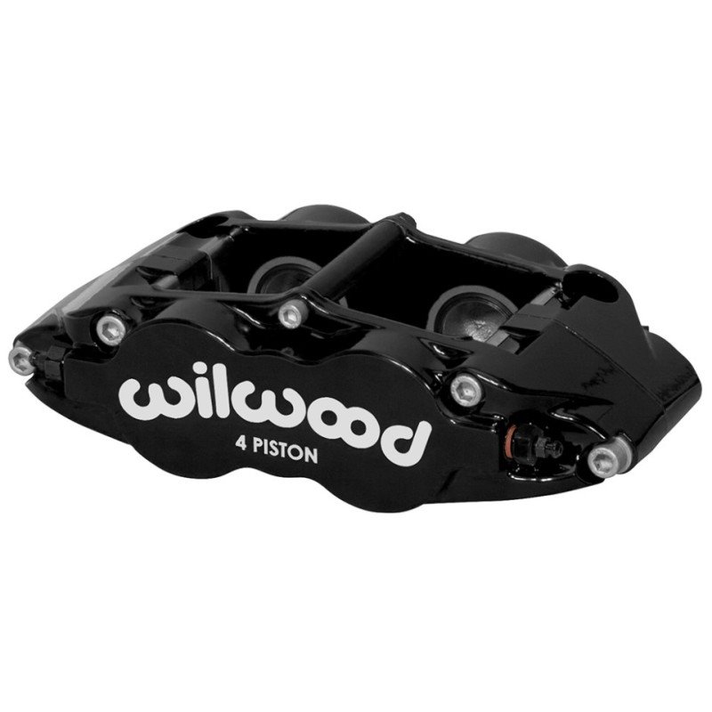 Wilwood Caliper Forged Narrow Superlite FNSL4R-DS Dust Seal 1.12/1.12 1.10in Rotor Width - Black