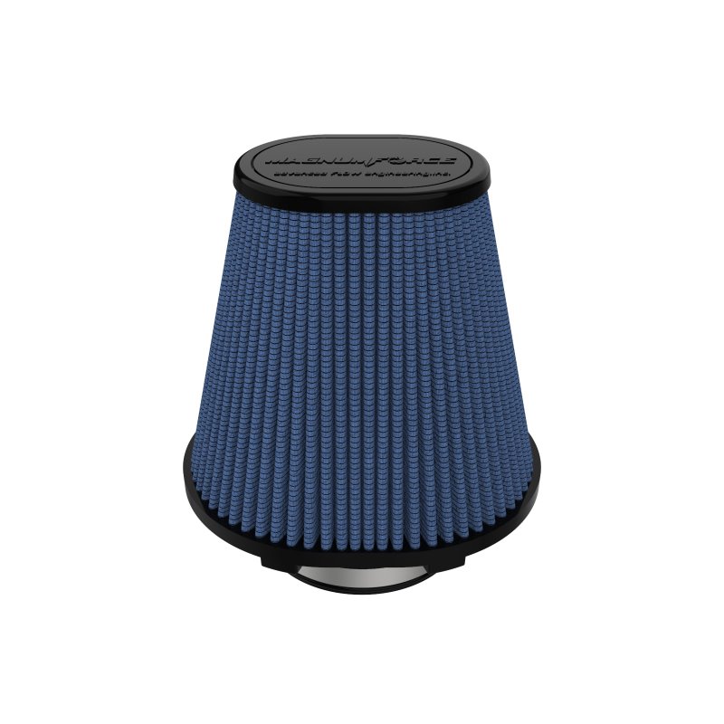 aFe MagnumFORCE Intake Replace Air Filter w/Pro5R Med 4in F x 7.75x6.5in B x 4.75x3.5in T x 7in H