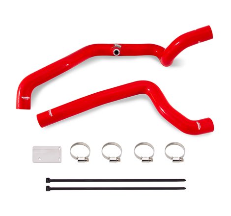 Mishimoto 18+ Jeep Wrangler JL 2.0L Red Silicone Radiator Coolant Hose Kit