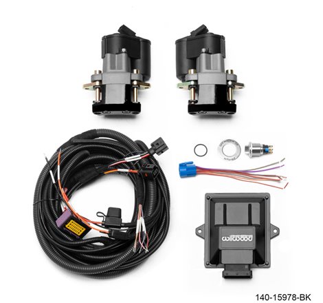 Wilwood Electronic Parking Brake Rear Retrofit Kit - 0.810in Rotor Black