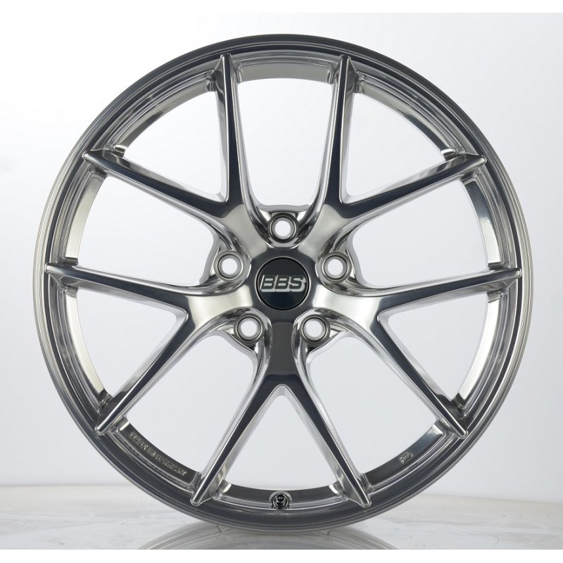 BBS CI-R 19x9 5x120 ET44 Ceramic Polished Rim Protector Wheel -82mm PFS/Clip Required