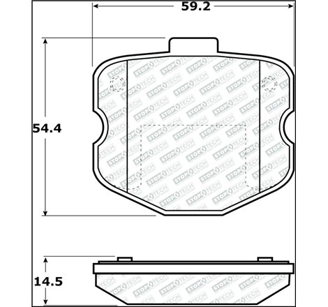 StopTech Street Select Brake Pads - Front