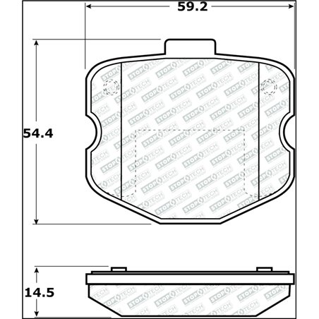 StopTech Street Select Brake Pads - Front