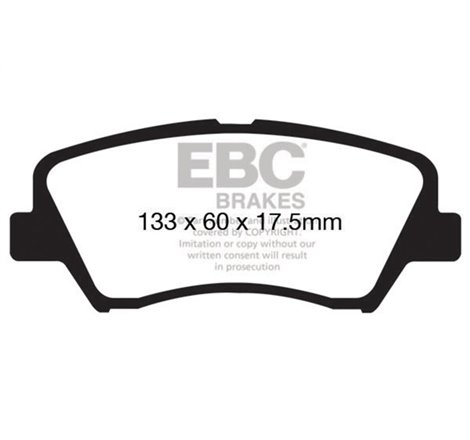 EBC 13+ Hyundai Elantra 1.8 Greenstuff Front Brake Pads