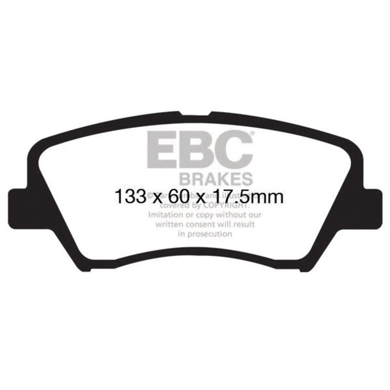 EBC 13+ Hyundai Elantra 1.8 Greenstuff Front Brake Pads