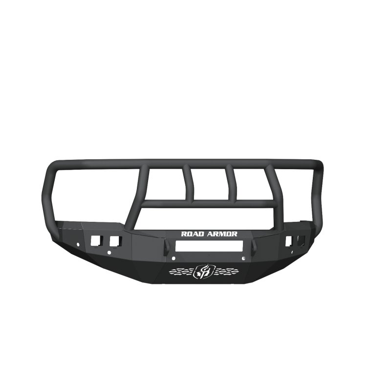 Road Armor 19-20 Ram 2500 Stealth Front Bumper w/Titan II Guard/6 Sensor Holes - Tex Blk