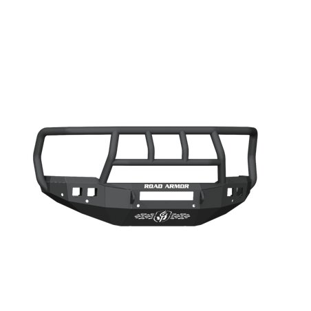 Road Armor 19-20 Ram 2500 Stealth Front Bumper w/Titan II Guard/6 Sensor Holes - Tex Blk