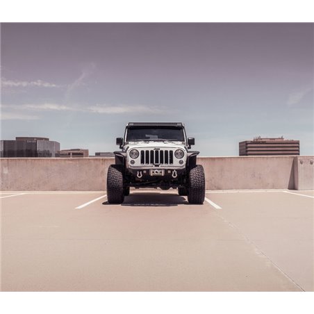 Road Armor 07-18 Jeep Wrangler JK Stealth Front Winch Bumper Mid Width - Tex Blk