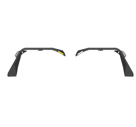 Road Armor 18-20 Jeep Wrangler JL Stealth Front Fender Flare w/Switchback LED DRL - Tex Blk