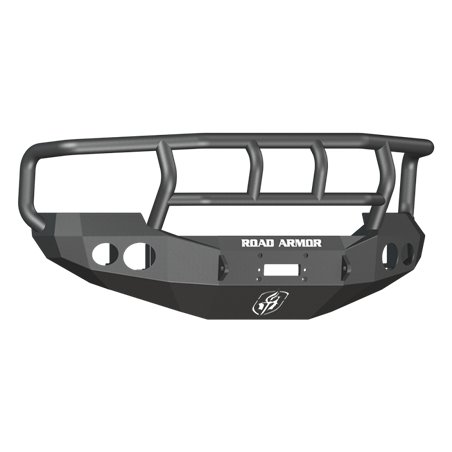 Road Armor 05-07 Ford F-250 Stealth Front Winch Bumper w/Titan II Guard Wide Flare - Tex Blk