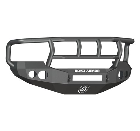 Road Armor 05-07 Ford F-250 Stealth Front Bumper w/Titan II Guard Wide Flare - Tex Blk