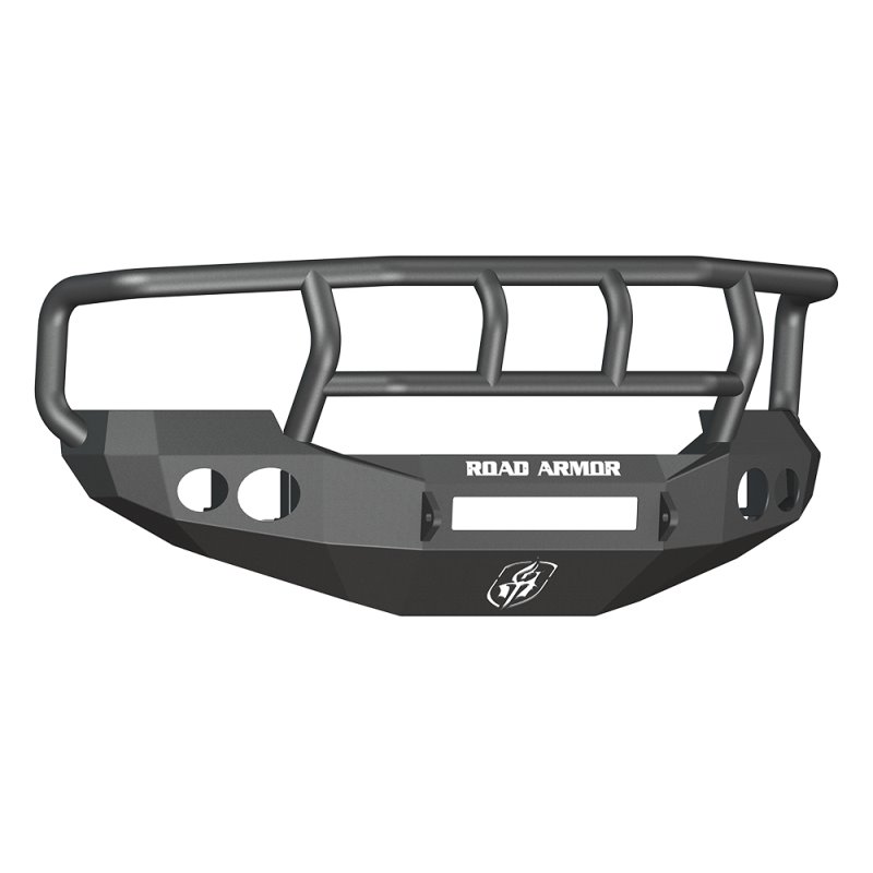 Road Armor 05-07 Ford F-250 Stealth Front Bumper w/Titan II Guard Wide Flare - Tex Blk