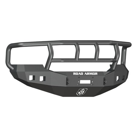 Road Armor 05-07 Ford F-250 Stealth Front Winch Bumper w/Titan II Guard Wide Flare - Tex Blk