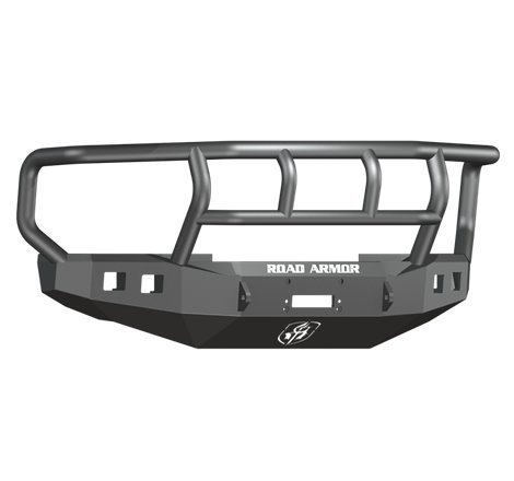 Road Armor 08-10 Ford F-250 Stealth Front Winch Bumper w/Titan II Guard Wide Flare - Tex Blk