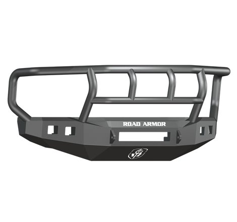 Road Armor 08-10 Ford F-250 Stealth Front Bumper w/Titan II Guard Wide Flare - Tex Blk