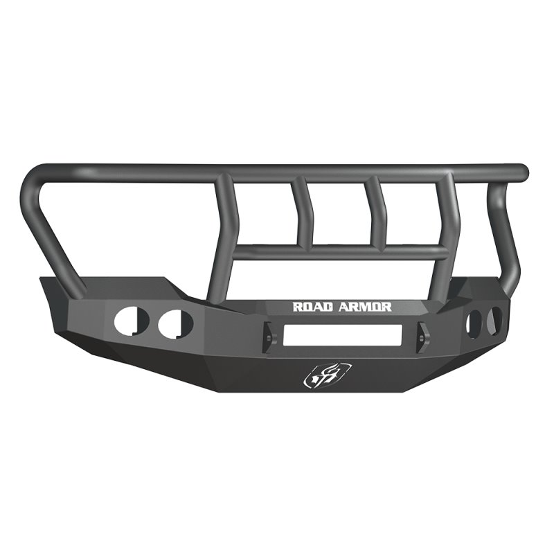 Road Armor 11-16 Ford F-250 Stealth Front Bumper w/Titan II Guard Standard Flare - Tex Blk