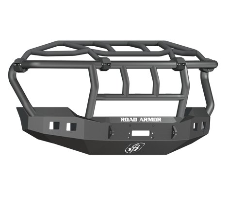 Road Armor 11-16 Ford F-250 Stealth Front Winch Bumper w/Intimidator Guard - Tex Blk