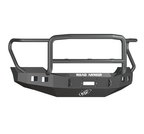 Road Armor 11-16 Ford F-250 Stealth Front Winch Bumper w/Lonestar Guard - Tex Blk