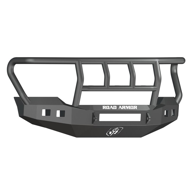 Road Armor 11-16 Ford F-250 Stealth Front Bumper w/Titan II Guard Standard Flare - Tex Blk