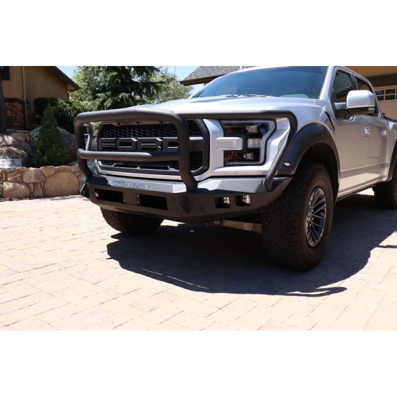 Road Armor 17-20 Ford Raptor Stealth Front Bumper w/Lonestar Guard - Tex Blk