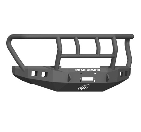 Road Armor 17-20 Ford F-250 Stealth Wide Fender Front Winch Bumper w/Titan II Guard - Tex Blk