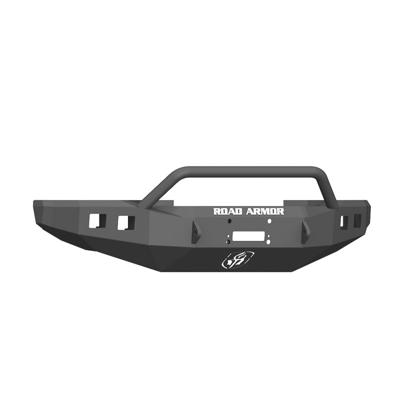 Road Armor 17-20 Ford F-250 Stealth Wide Fender Front Winch Bumper w/Pre-Runner Guard - Tex Blk