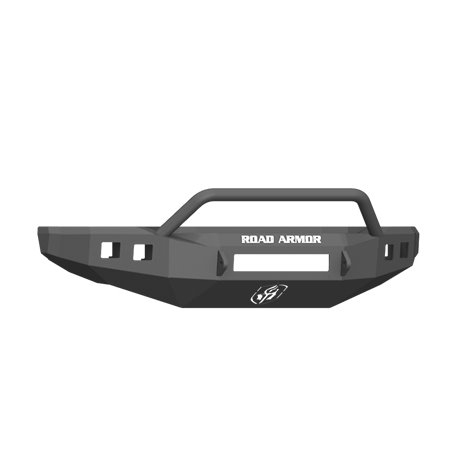 Road Armor 17-20 Ford F-250 Stealth Wide Fender Flare Front Bumper w/Pre-Runner Guard - Tex Blk