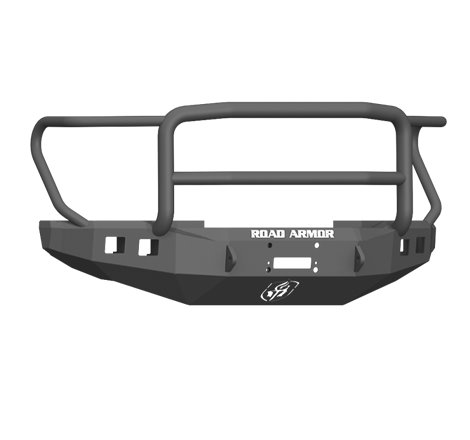 Road Armor 17-20 Ford F-250 Stealth Wide Fender Front Winch Bumper w/Lonestar Guard - Tex Blk