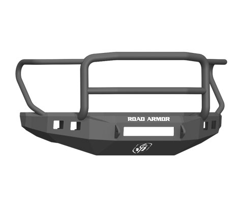 Road Armor 17-20 Ford F-250 Stealth Wide Fender Flare Front Bumper w/Lonestar Guard - Tex Blk