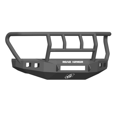 Road Armor 17-20 Ford F-250 Stealth Front Bumper w/Titan II Guard Standard Flare - Tex Blk