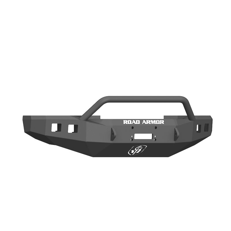 Road Armor 17-20 Ford F-250 Stealth Front Winch Bumper w/Pre-Runner Guard - Tex Blk