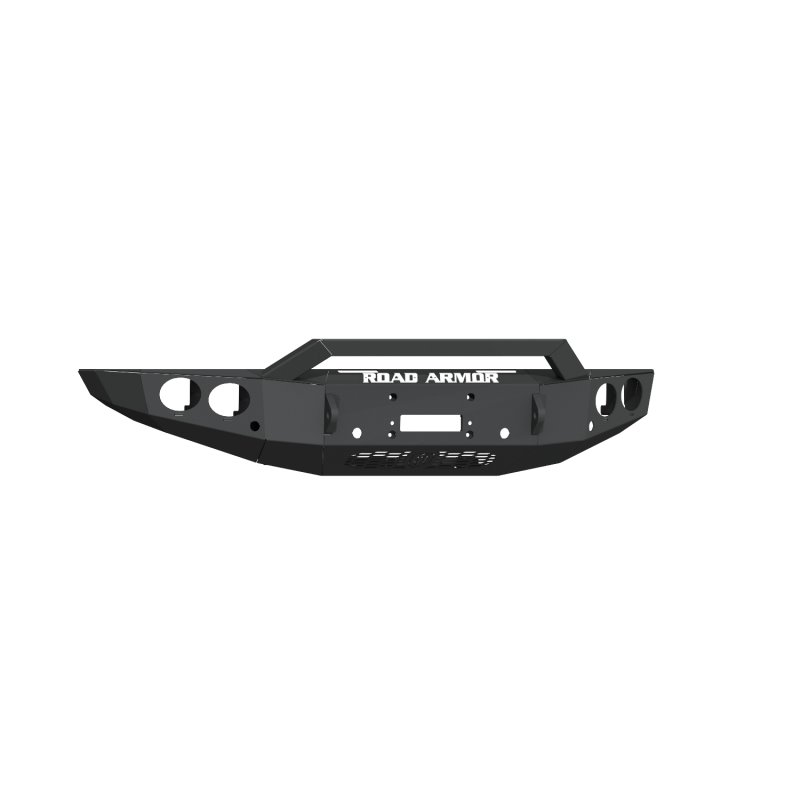 Road Armor 19-20 Ford Ranger Stealth Front Winch Bumper w/Pre-Runner/Round Pods - Blk