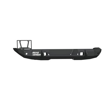 Road Armor 18-20 Jeep Wrangler JL Stealth Rear Bumper Mid Width w/Tire Carrier Hole - Tex Blk