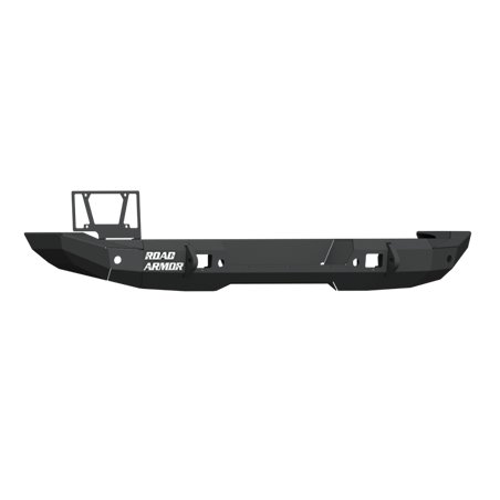 Road Armor 18-20 Jeep Wrangler JL Stealth Rear Bumper Full Width - Tex Blk