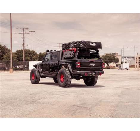 Road Armor 2020 Jeep Gladiator JT Stealth Rear Winch Bumper (for 9500lb Remote Winch) - Tex Blk