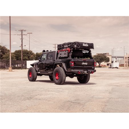 Road Armor 2020 Jeep Gladiator JT Stealth Rear Winch Bumper (for 9500lb Remote Winch) - Tex Blk