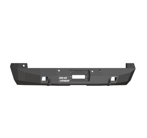 Road Armor 08-16 Ford F-250 Stealth Rear Winch Bumper w/Sensor Holes - Tex Blk