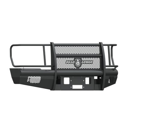 Road Armor 08-10 Ford F-250 Vaquero Front Non-Winch Plate (Plate ONLY - No Bumper) - Tex Blk