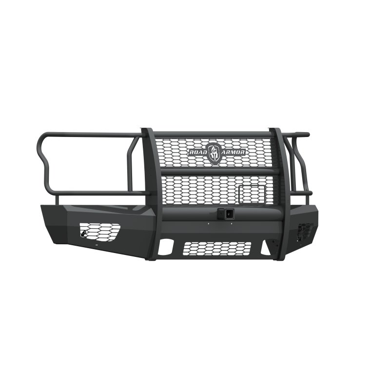 Road Armor 15-17 Ford F-150 Vaquero Front Bumper Full Guard 2in Receiver - Tex Blk