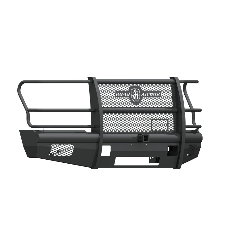 Road Armor 17-20 Ford F-250 Vaquero Front Bumper Full Guard 2in Receiver - Tex Blk