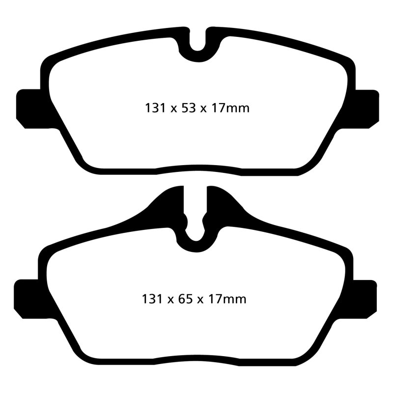 EBC 14+ BMW i3 Electric Ultimax2 Front Brake Pads