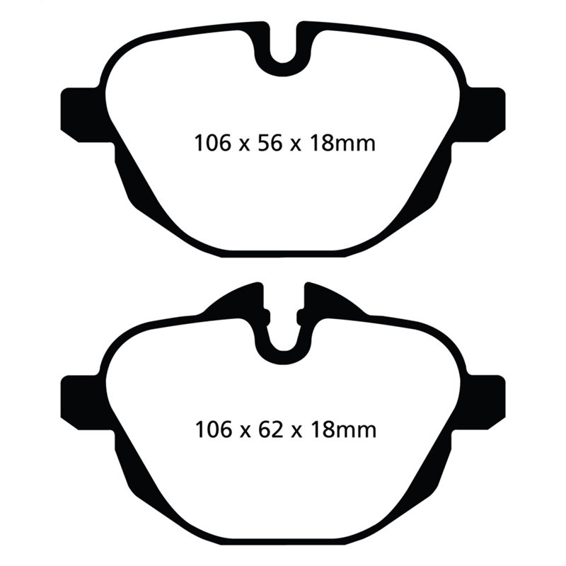 EBC 14+ BMW i8 1.5 Turbo/Electric Yellowstuff Rear Brake Pads