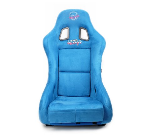 NRG FRP Bucket Seat ULTRA Edition - Medium (Blue Alcantara/Pearlized Back)