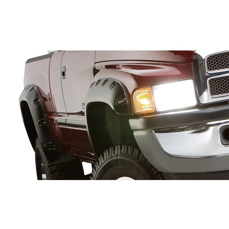 Bushwacker 19-22 Ram 1500 (Excl Rebel Models) Pocket Style Flares 4pc - Ivory Pearl